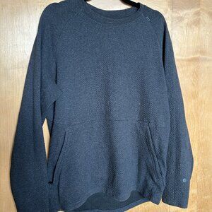 Lululemon Men's At Ease Crew Heathered Gray